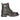 Mens Black Leather Motorcycle Boots Western Rock Punk Laced Ankle Boot Military