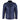 Real Leather Tailored Fit Mens Biker Jacket - Navy Blue