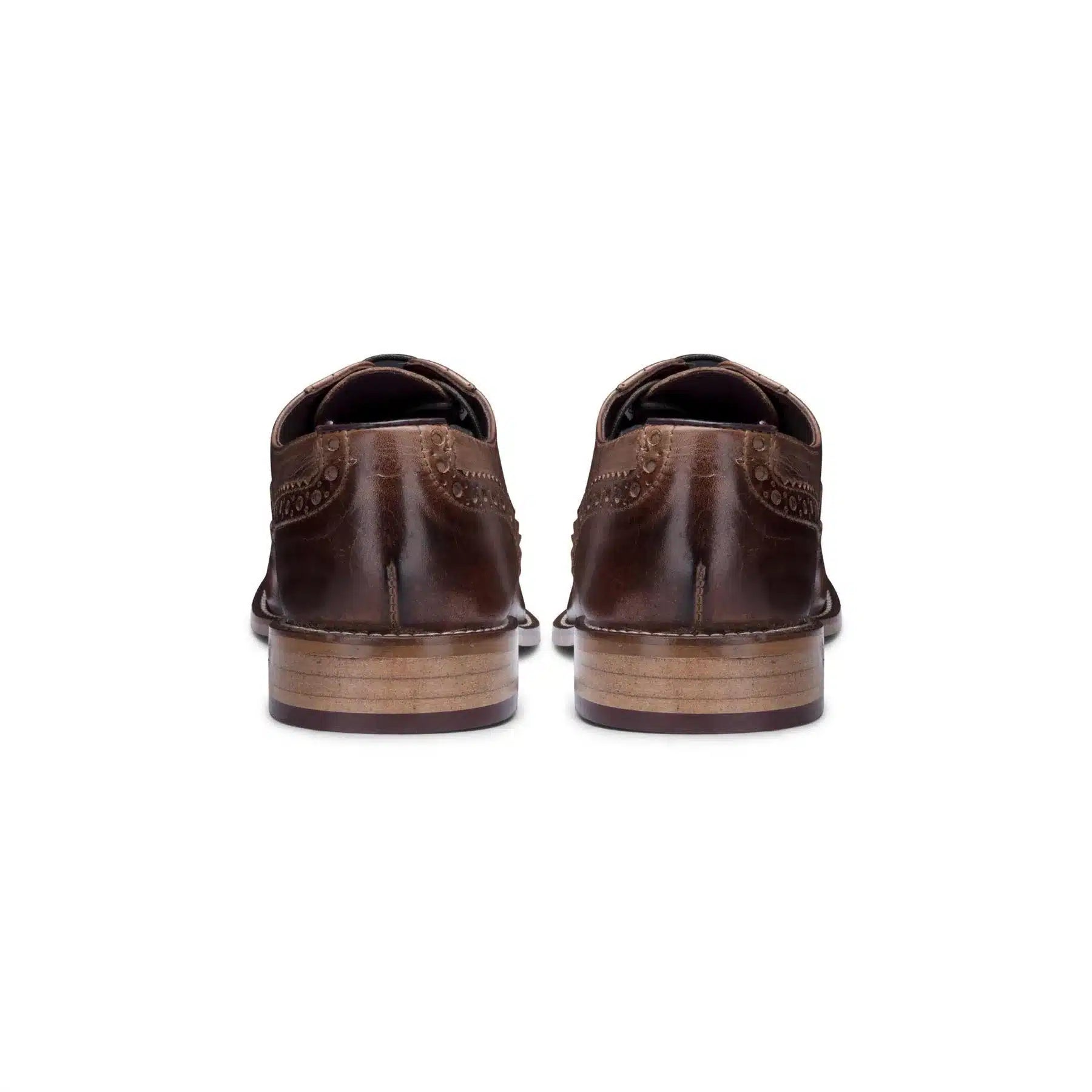 Mens Real Leather Vintage Shoes Brogues 1920s Suede Tweed Laced Shoes Smart Formal