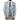 Mark Men's Light Blue 3-Piece Tweed Check Tailored Fit Suit