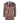 Nathan Men's Brown 3-Piece Slim Fit Suit