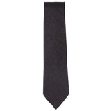 Men's Tweed Plum Herringbone Tie & Pocket Square Set