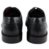 Mens Real Full Leather Black Welted Derby Shoes Smart Casual Black Wine Classic Vintage