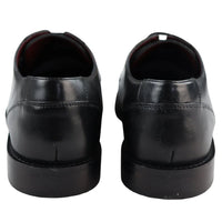 Mens Real Full Leather Black Welted Derby Shoes Smart Casual Black Wine Classic Vintage