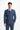Bond - Men's Navy Check Double Breasted Blazer