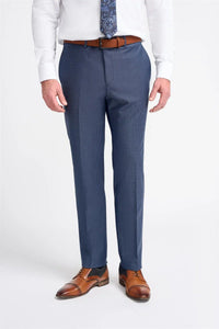 Bond - Men's Navy Check 2 Piece Double Breasted Suit
