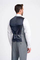 Bond - Men's Grey 3 Piece Tailored Fit Suit