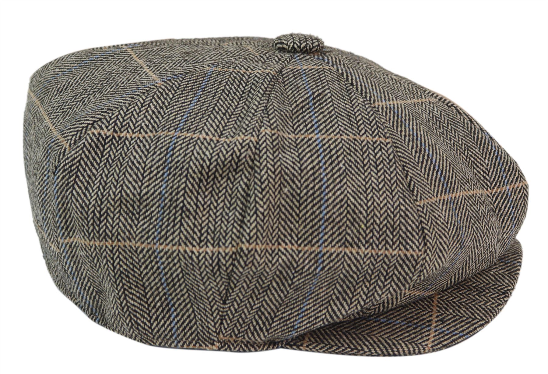 Mens 8 Panel Peaky Blinders Cap -  Cavani Albert