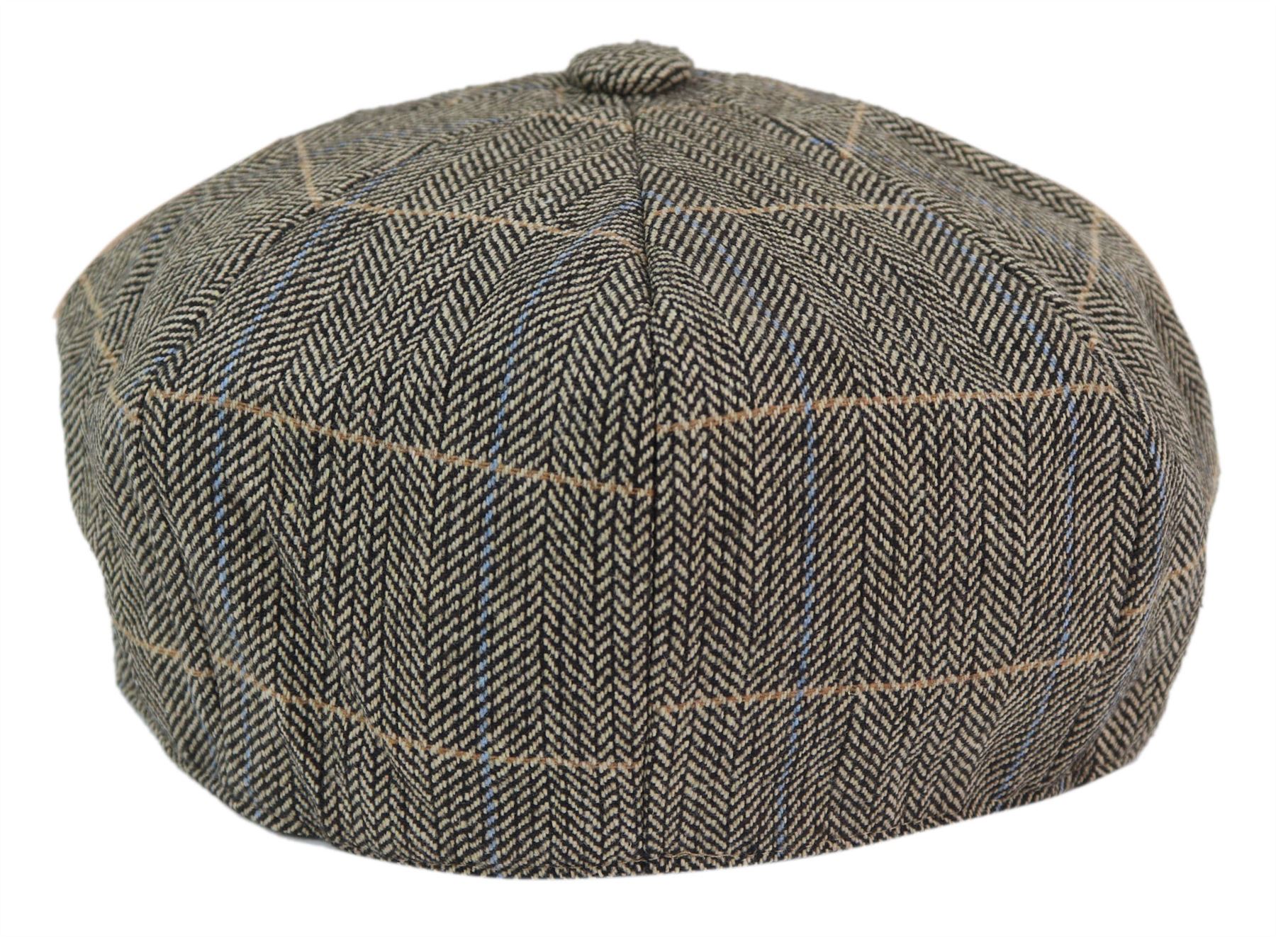 Mens 8 Panel Peaky Blinders Cap -  Cavani Albert