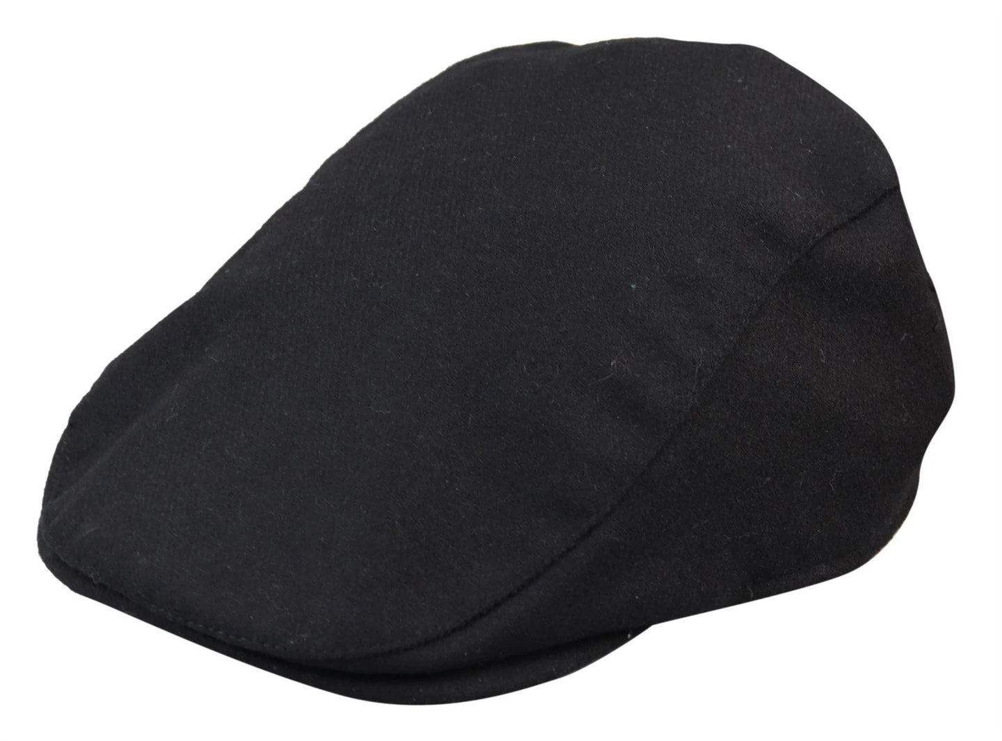 Mens Grandad Baker Flat Black Cap 8 Panel Tweed Vintage Classic Smart Casual 1920s