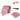 Diamond Neck Pink Tie Gift Set Pocket Square Cuff Links Pin Tie For Shirt Satin