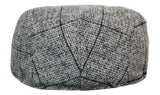 Marc Darcy Kristian Mens Tweed Vintage Retro Grandad Flat Caps Hats Peaky Blinders Check Classic