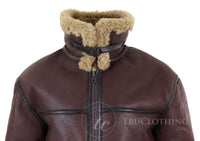 Men's Shearling Sheepskin Flying Jacket