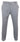 Mens Grey Charcoal Tweed Herringbone Wool Trousers - Grey