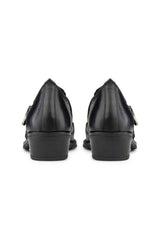 Mens Real Leather Riding Shoes with Buckle