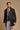 Sanford - Men's Black Wool Blend Overcoat