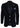 Mens Velvet Blazer Suit Jacket 2 Button Dinner Smart Casual Formal Tailored Fit - Black