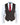 Cavani Tommy - Men's Brown Herringbone Tweed Check Waistcoat